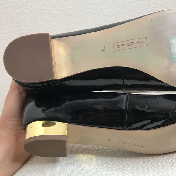 NWT Steve‎ Madden patent leather round tie flats - Picture 3 of 9